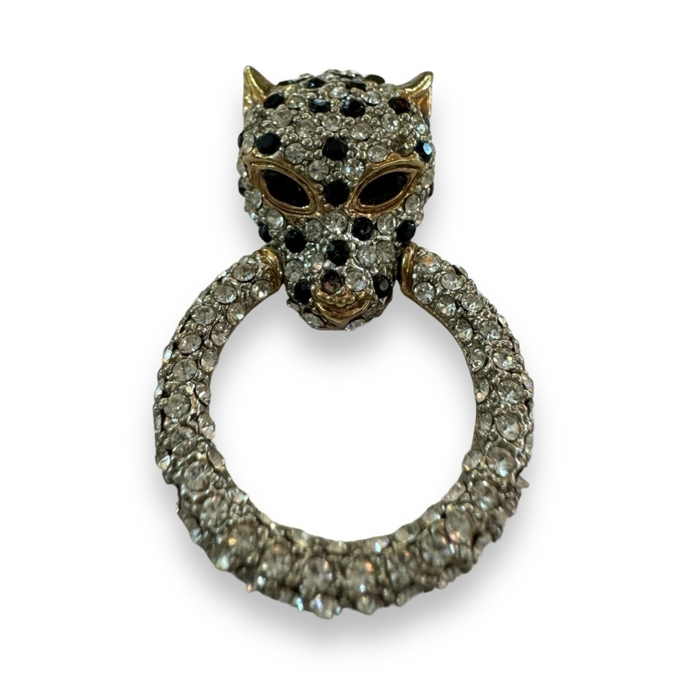 VTG Butler & Wilson Pave Leopard Pin